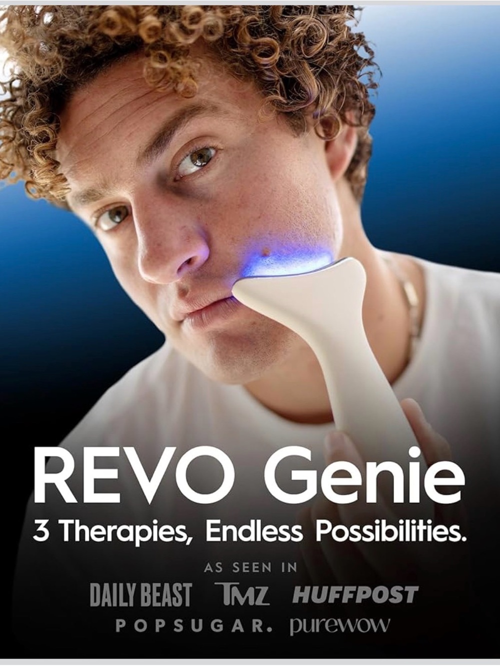Revo Genie Face & Neck Device - Tightening-Brightening-Soothing - New! - Picture 3 of 6